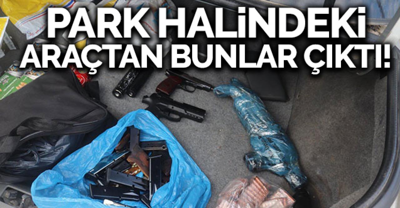 Esenyurt'ta park halindeki araçtan cephane çıktı!