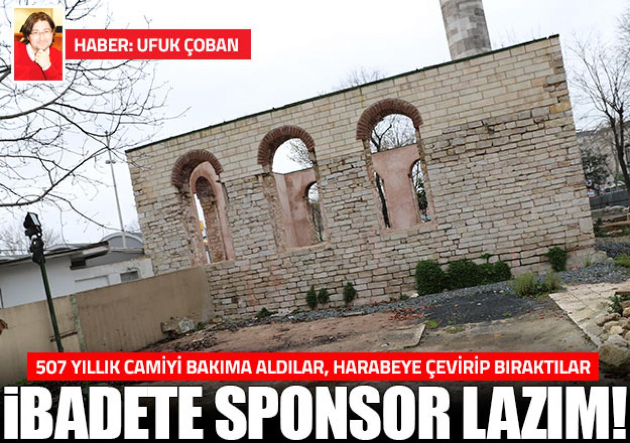İbadet için sponsor lazım!
