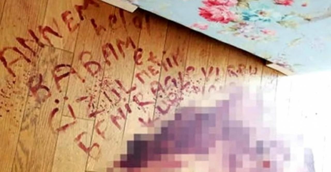 Nurtaç Canan, öleceğini düşünerek kanıyla parkeye kocasının ismini yazdı