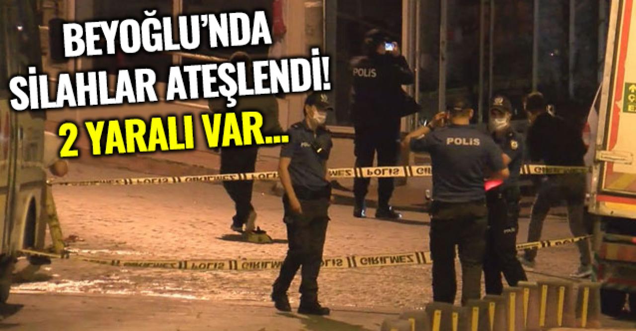 Beyoğlu'nda silahlar ateşlendi: 2 yaralı