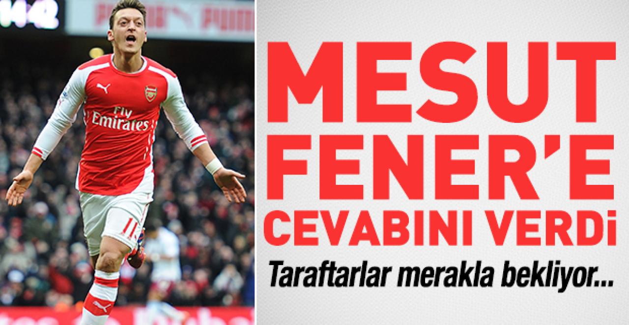 Mesut Özil'den Fenerbahçe'ye transfer cevabı
