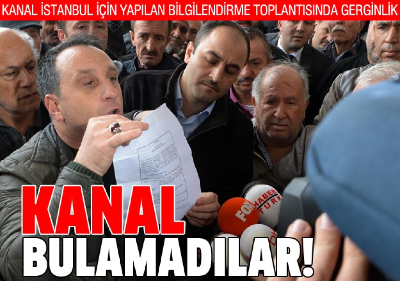 Kanal bulamadılar!