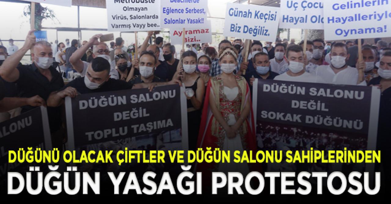 İstanbul'da düğün yasağı protestosu
