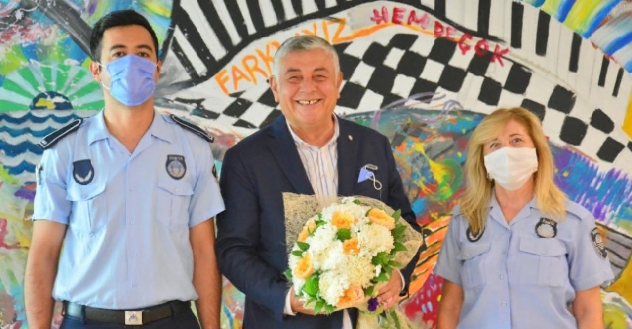 Zabıtaya teşekkür ettiler