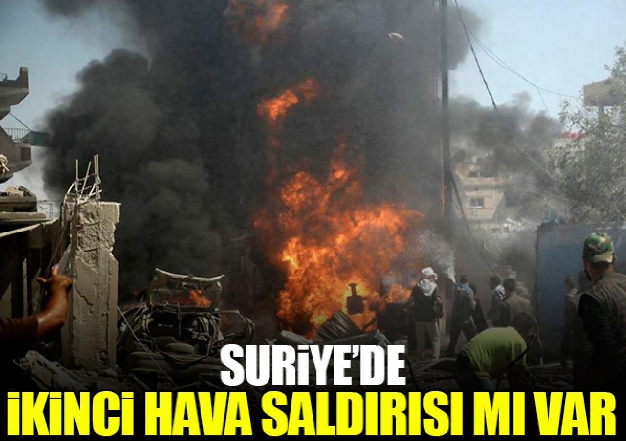 Suriye'ye ikinci hava saldırısı iddiası