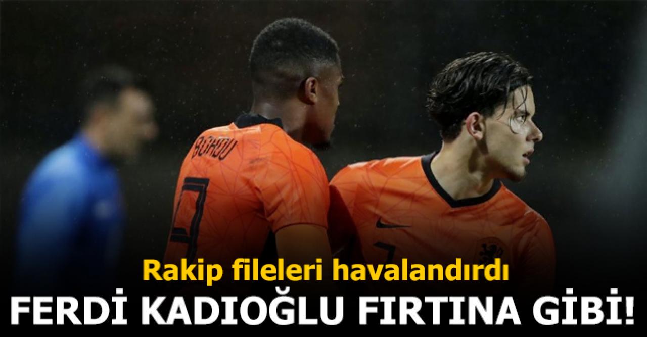 Ferdi Kadıoğlu durmuyor!