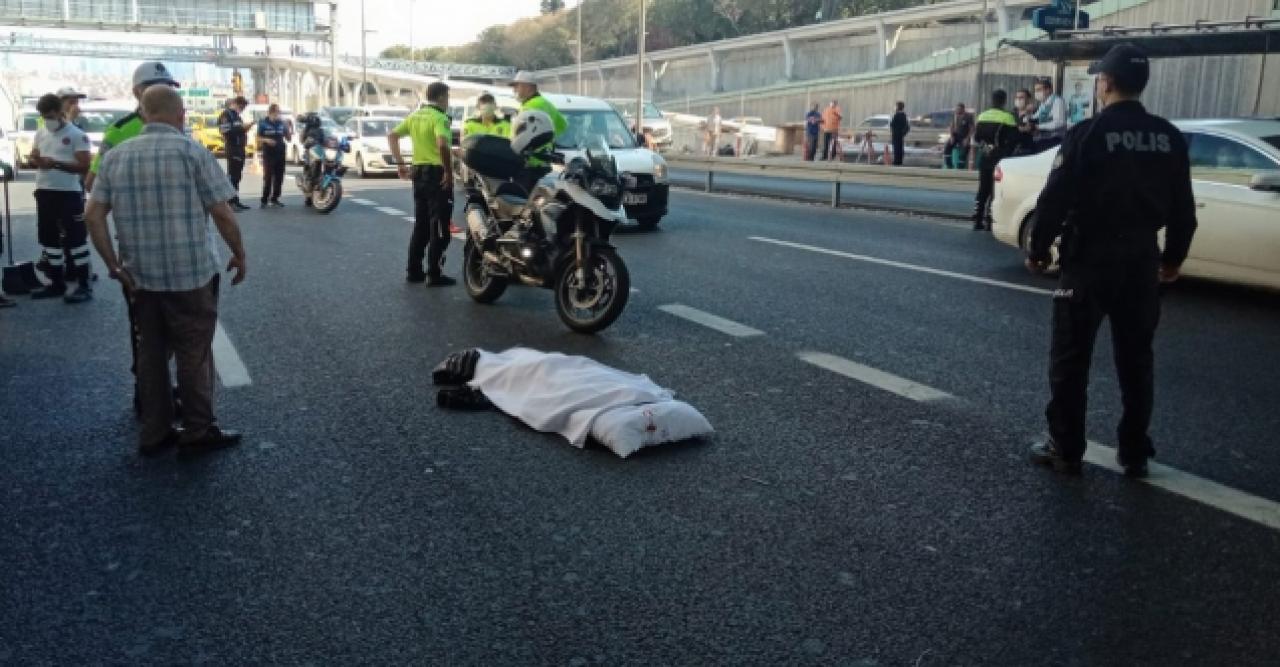 Edirnekapı'da intihar! Üst geçitten yola atlayan kişi öldü