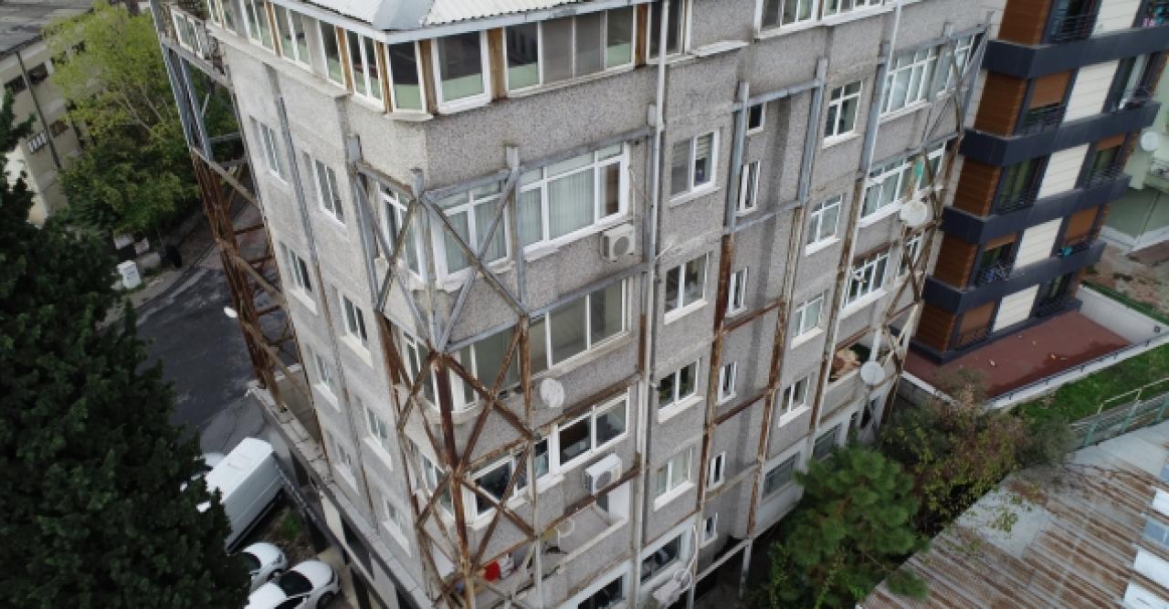 Binayı çelikle güçlendirdiler
