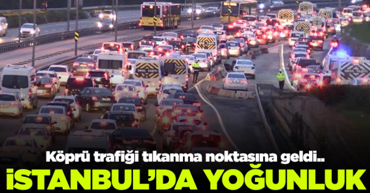 Köprüde trafik yoğunluğu