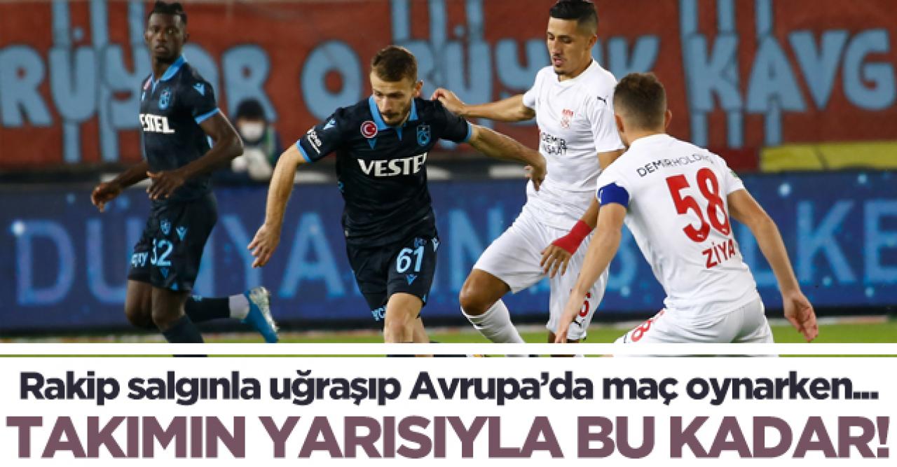 Trabzonspor'da takımın yarısıyla bu kadar!
