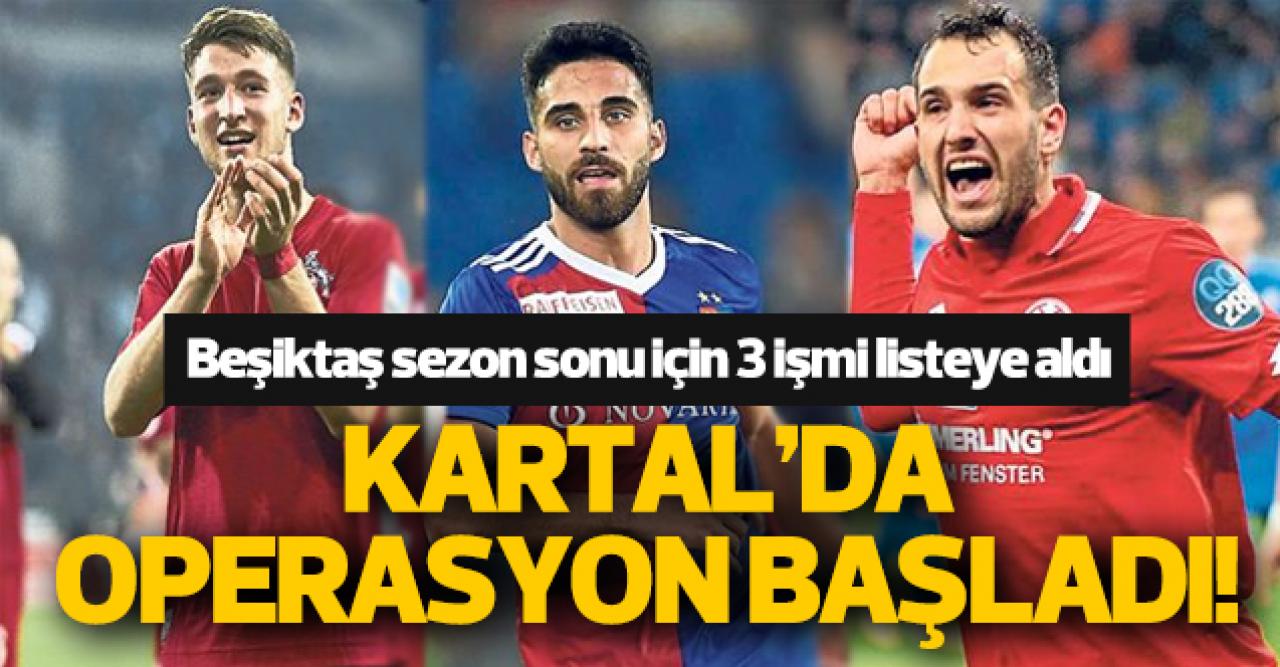 Beşiktaş'ta gurbetçi operasyonu başladı: 3 oyuncu listede!