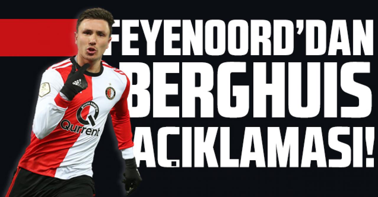 Feyenoord'dan Steven Berghuis açıklaması! Galatasaray ile adı geçiyordu...