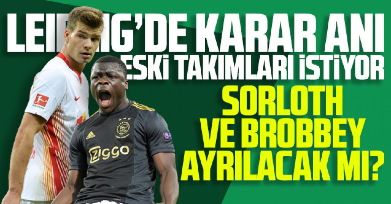 RB Leipzig'de karar anı! Sörloth ve Brobbey için eski takımları devrede