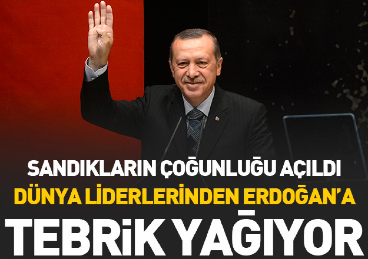 Dünya liderlerinden Erdoğan'a tebrik