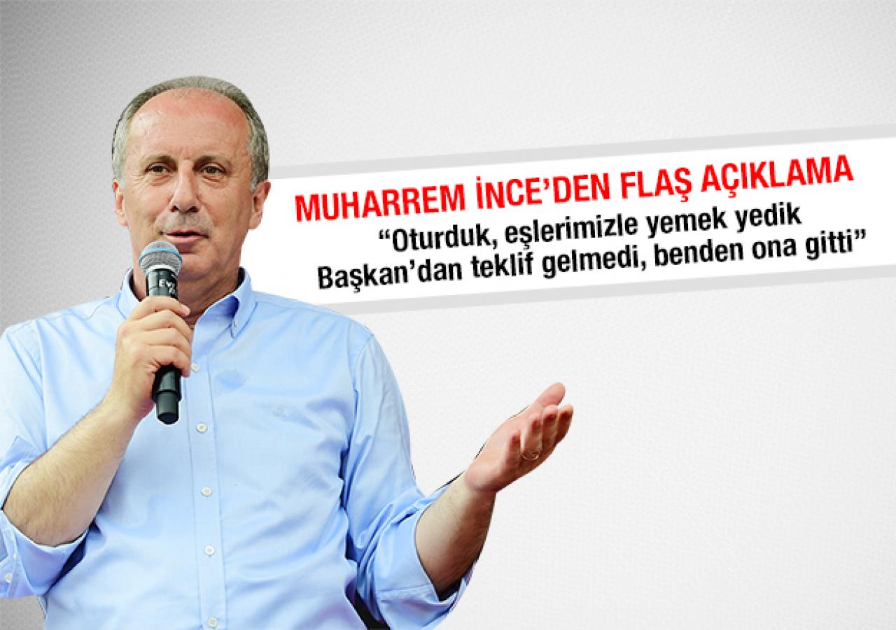 Muharrem İnce'den başkanlık açıklaması