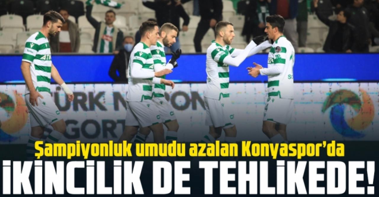 Konyaspor için tehlike çanları çalıyor! Fark 6'ya indi...