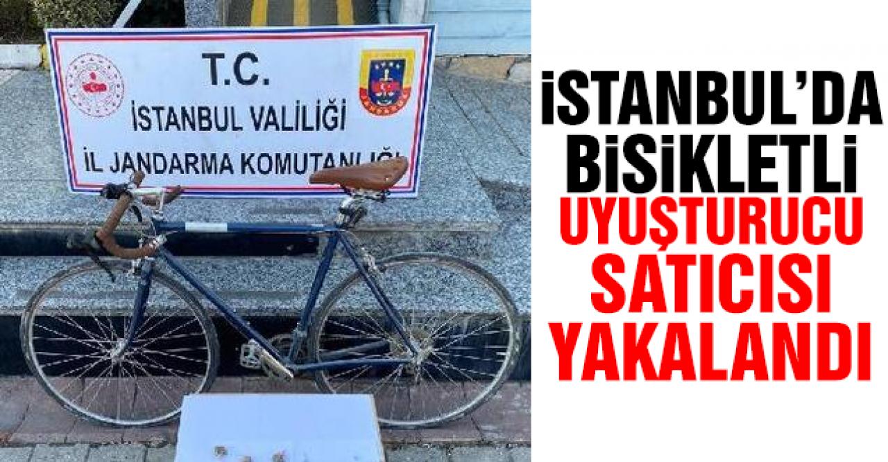 Bisikletli uyuşturucu satıcısı yakalandı