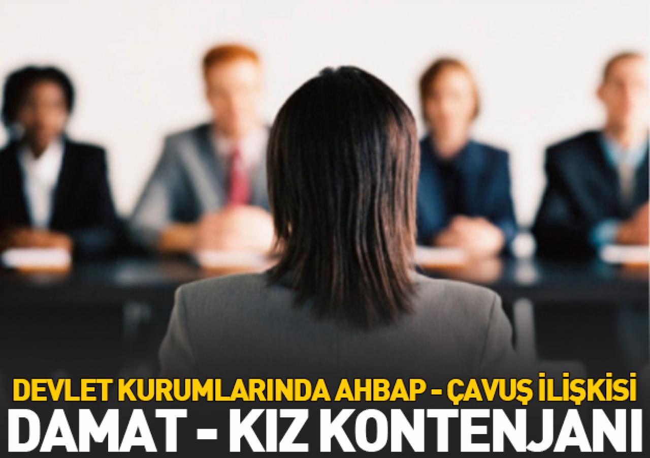 Damat-kız kontenjanı!