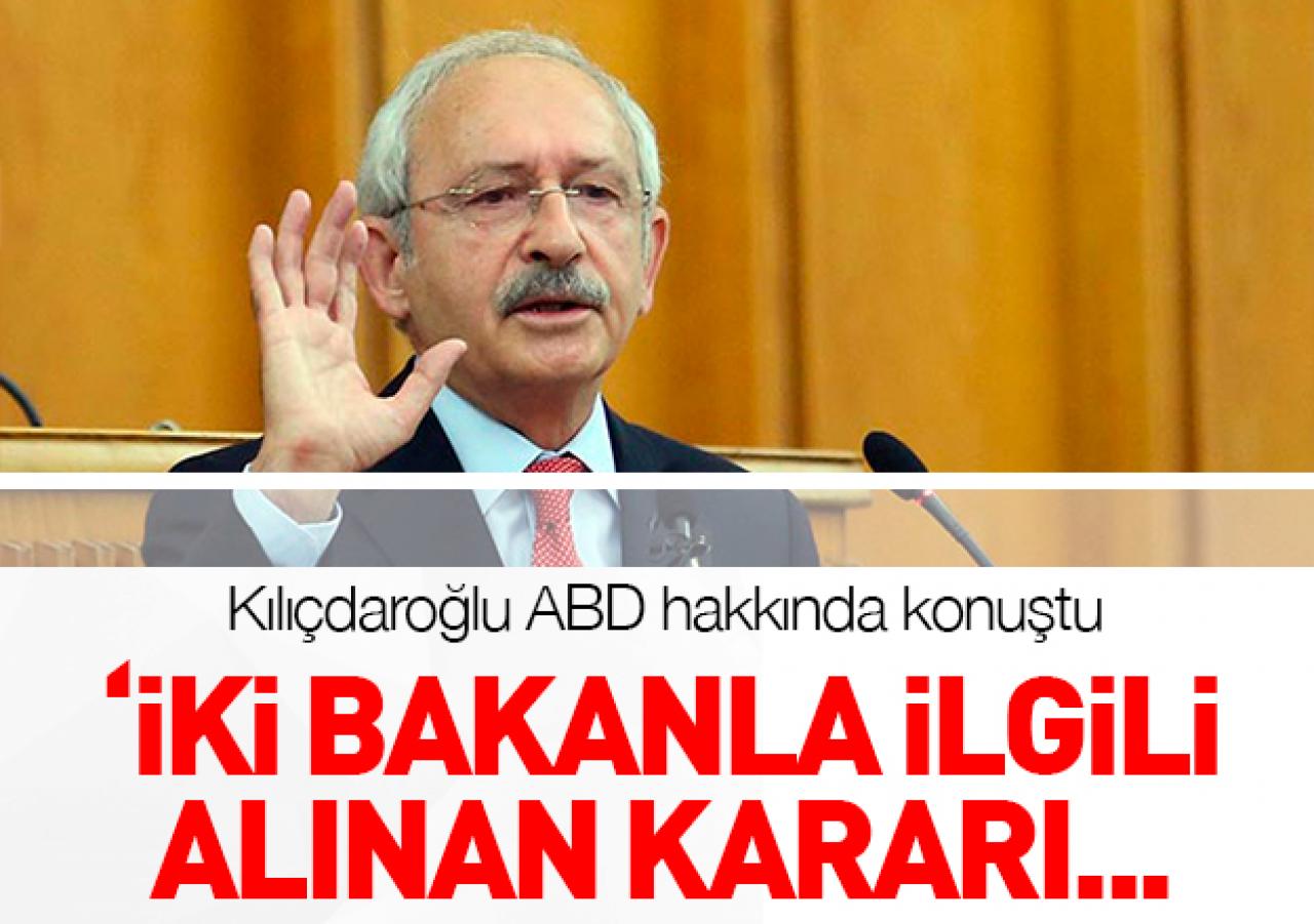 Kılıçdaroğlu'ndan ABD için karşılık mesajı