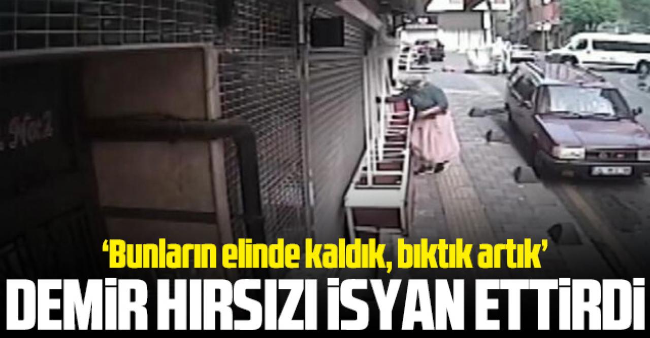 Esenler'de demir hırsızları esnafı isyan ettirdi