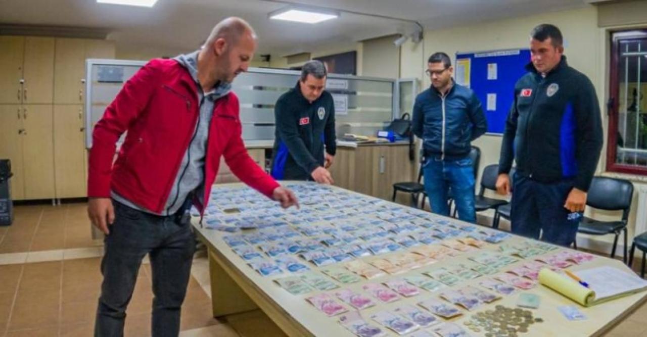 Yalova'da Zabıta Müdürlüğü ekipleri tarafından yakalanan bir dilencinin üzerinden 12 bin TL para çıktı