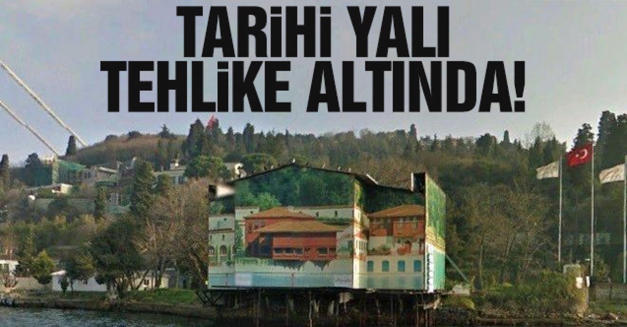 Beykoz'da yangın: Amcazade Yalısı tehlike altında