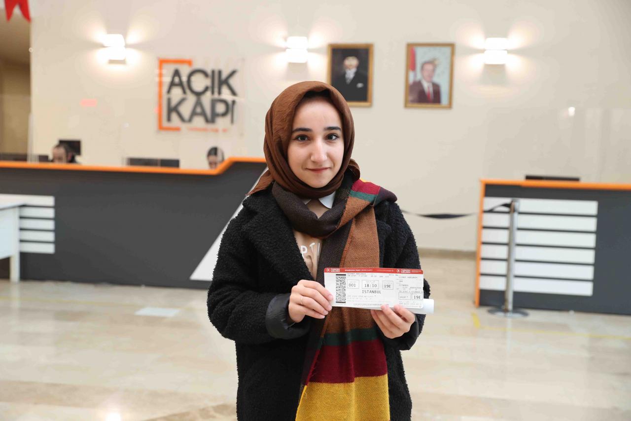 Eve gidiş bileti belediyeden!