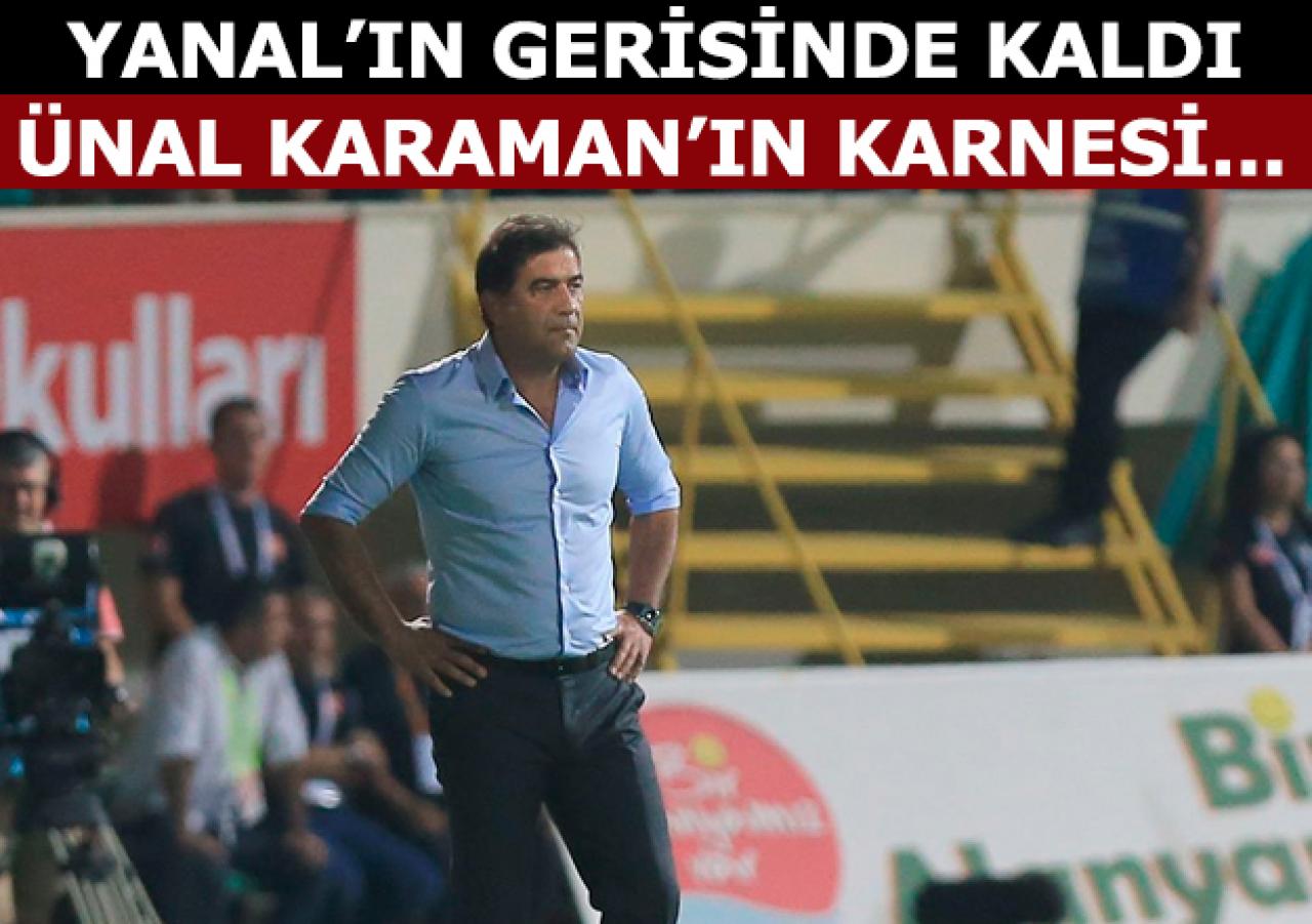 Ünal Karaman Ersun Yanal'ın gerisinde kaldı