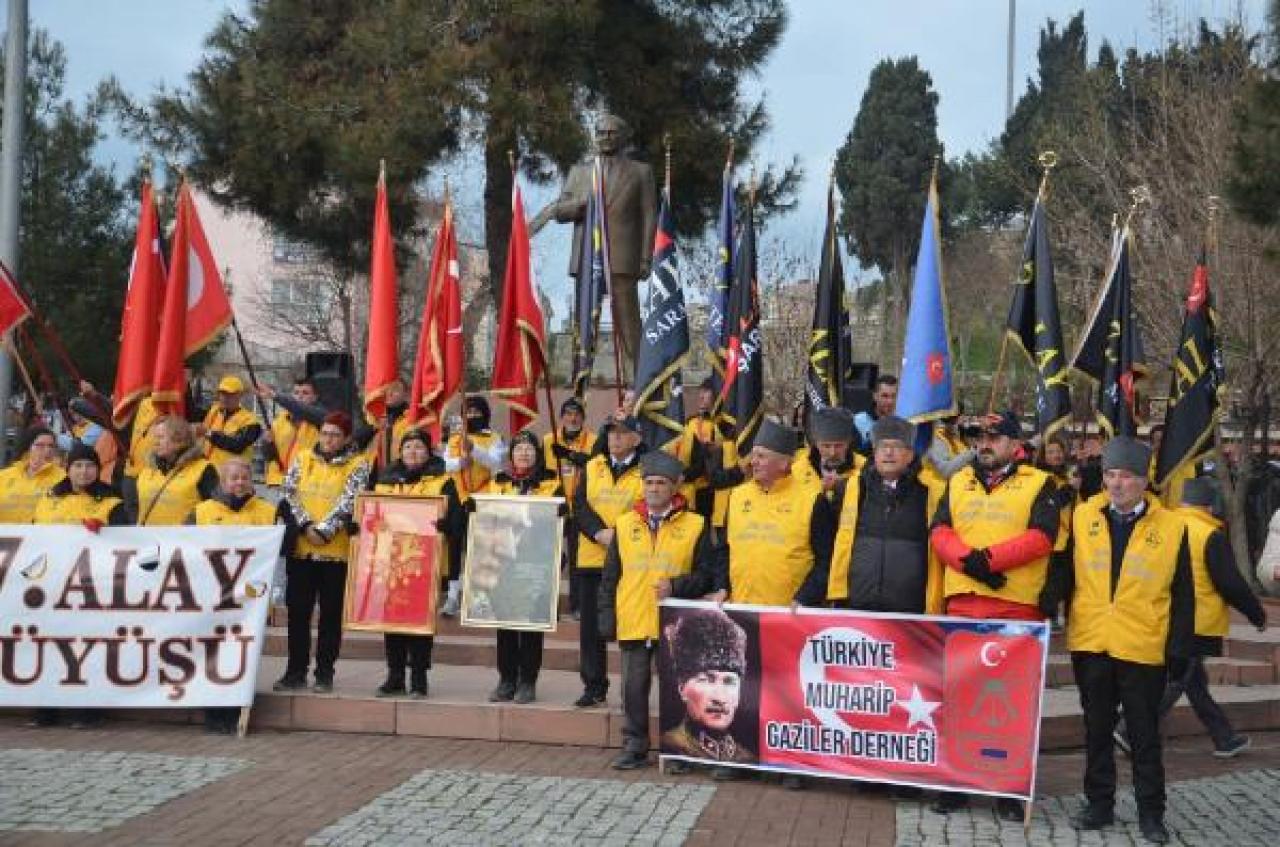 '57'nci Alay' korteji, Gelibolu’da