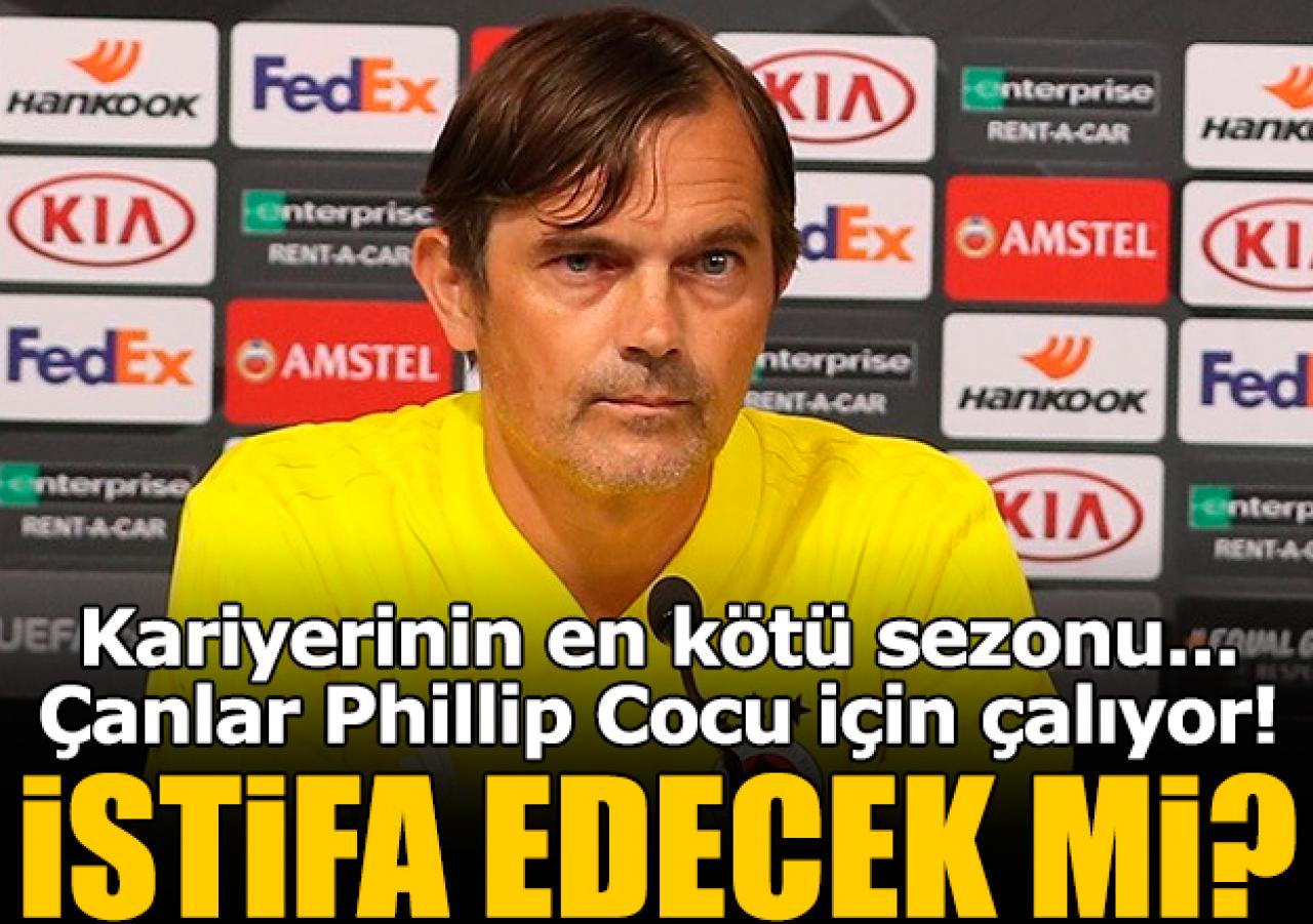 Phillip Cocu Fenerbahçe'den istifa edecek mi? Korkutucu istatistik