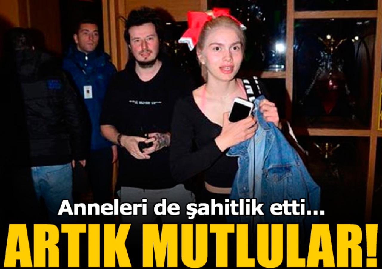 Gözyaşı yerini mutluluğa bıraktı! Aleyna Tilki ve Emrah Karaduman yemekte