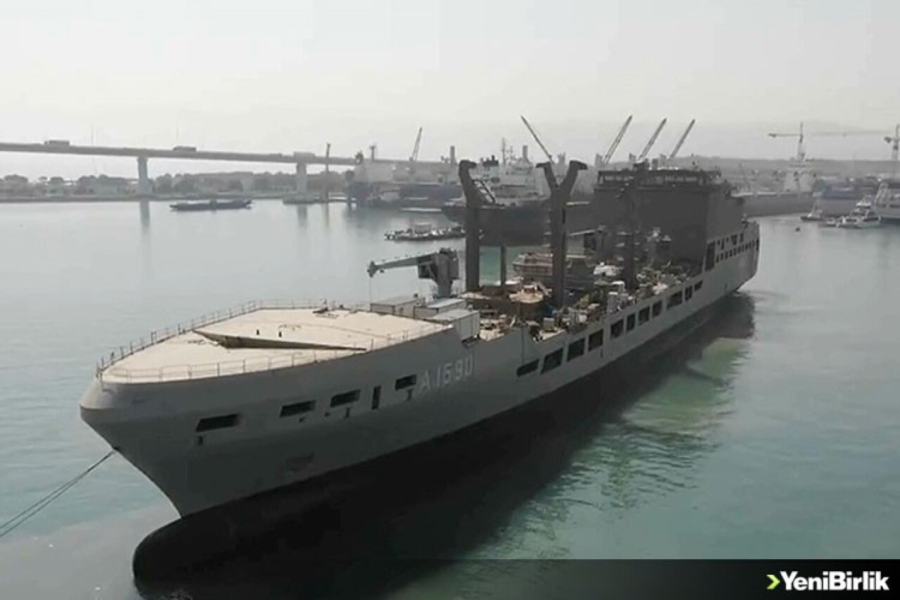 Denizde İkmal Muharebe Destek Gemisi İNŞASI TÜM HIZIYLA SÜRÜYOR