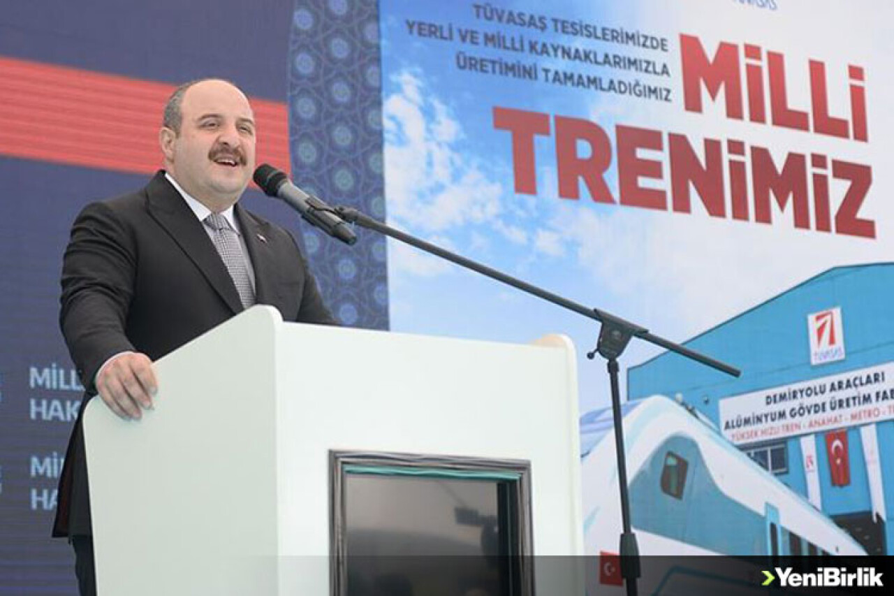 "Milli elektrikli trenimizin bugün itibarıyla fabrika testlerine başlanıyor"