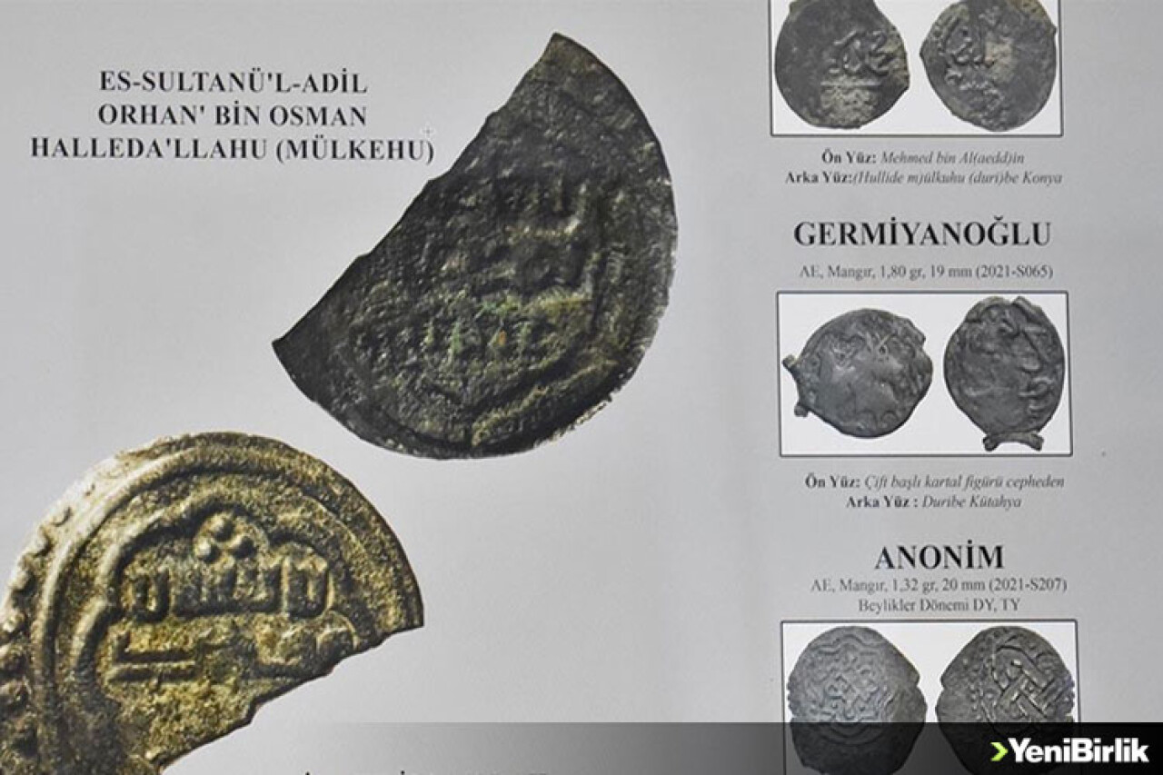 Osmanlı'nın ilk fethettiği kalede Orhan Gazi'nin sikkesi bulundu