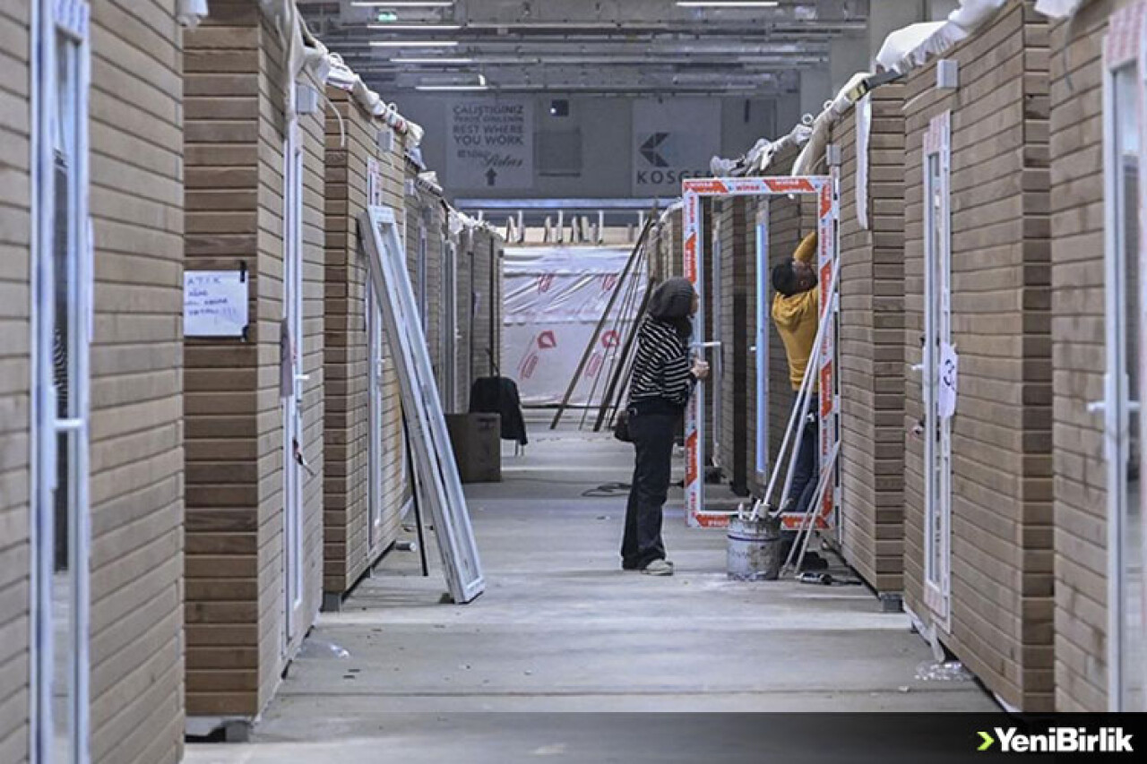 Taşınabilir afet evleri depremzedelerin yüzünü güldürecek