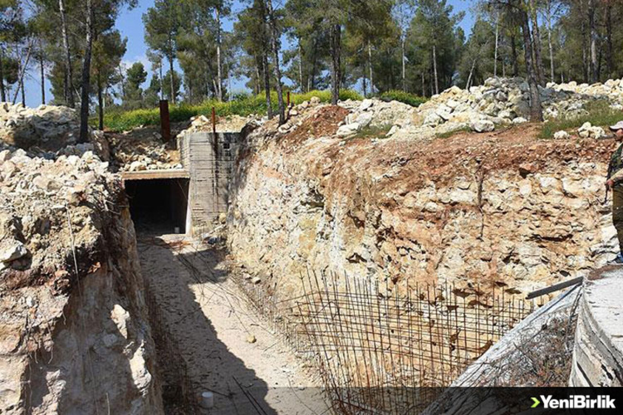 Afrin'de Bin Teröristi Alacak Yer Altı Karargahı Bulundu