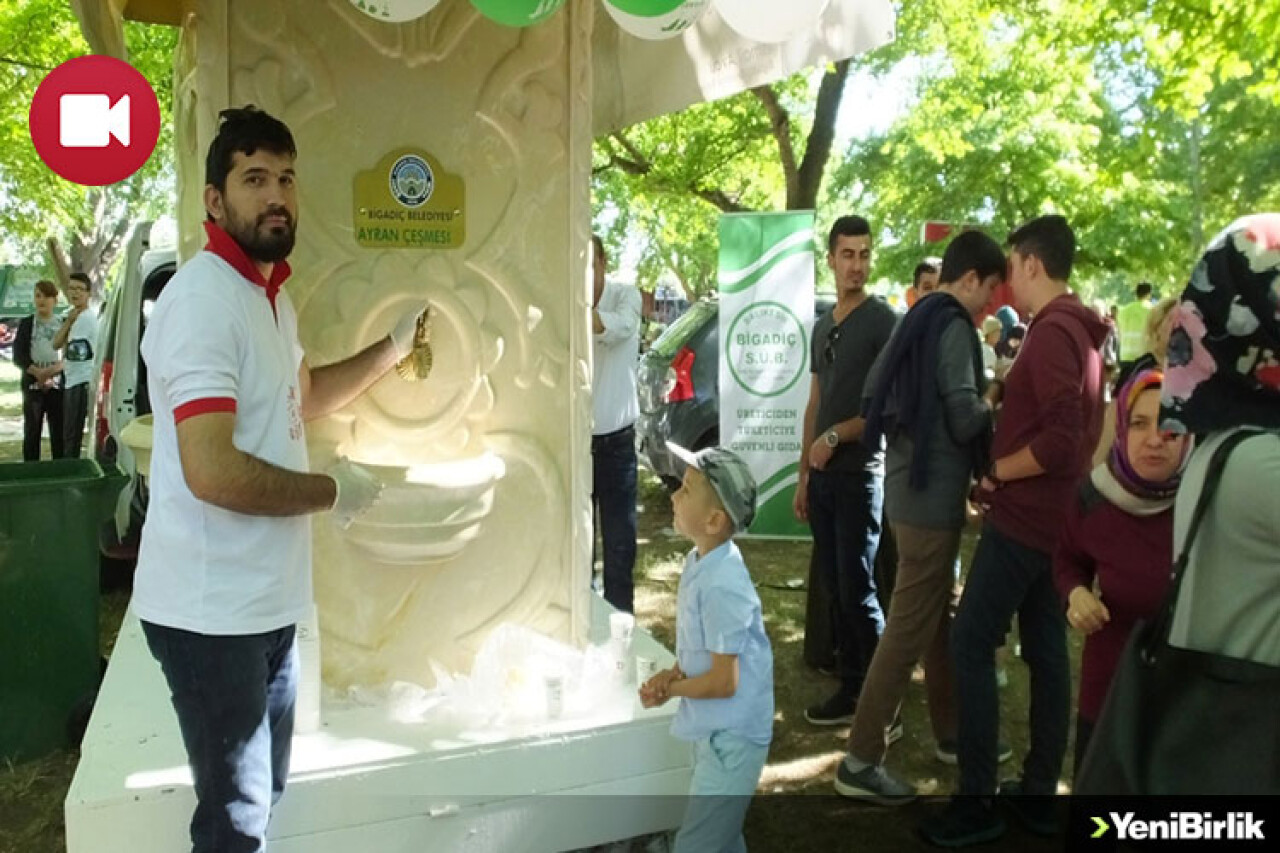Ayran Çeşmesinden 30 Bin Kişiye İkram