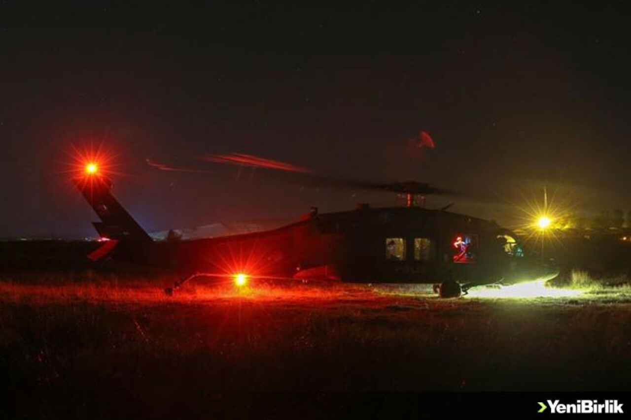 Van'da keşif uçağı düştü