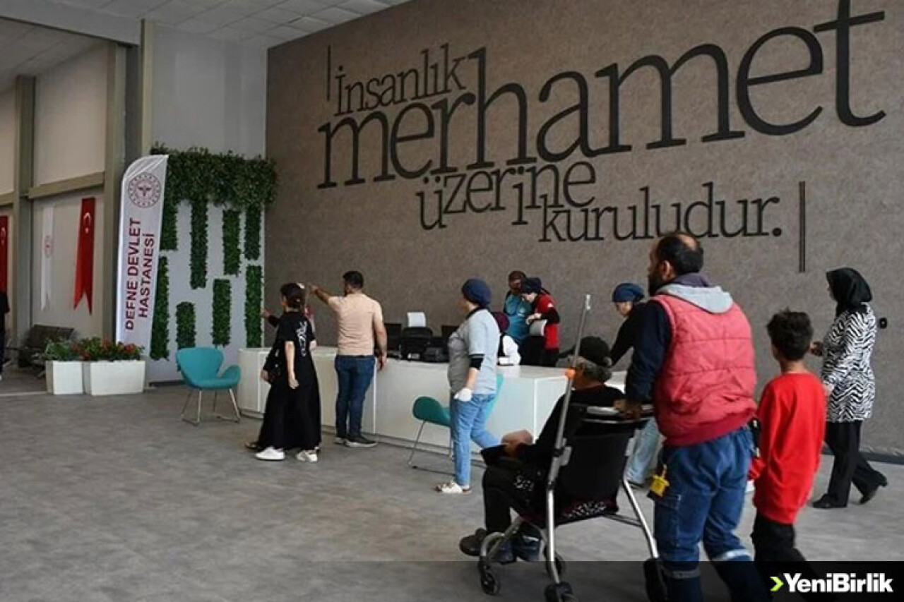 Defne Devlet Hastanesi, çalışanlarından da "tam not" aldı