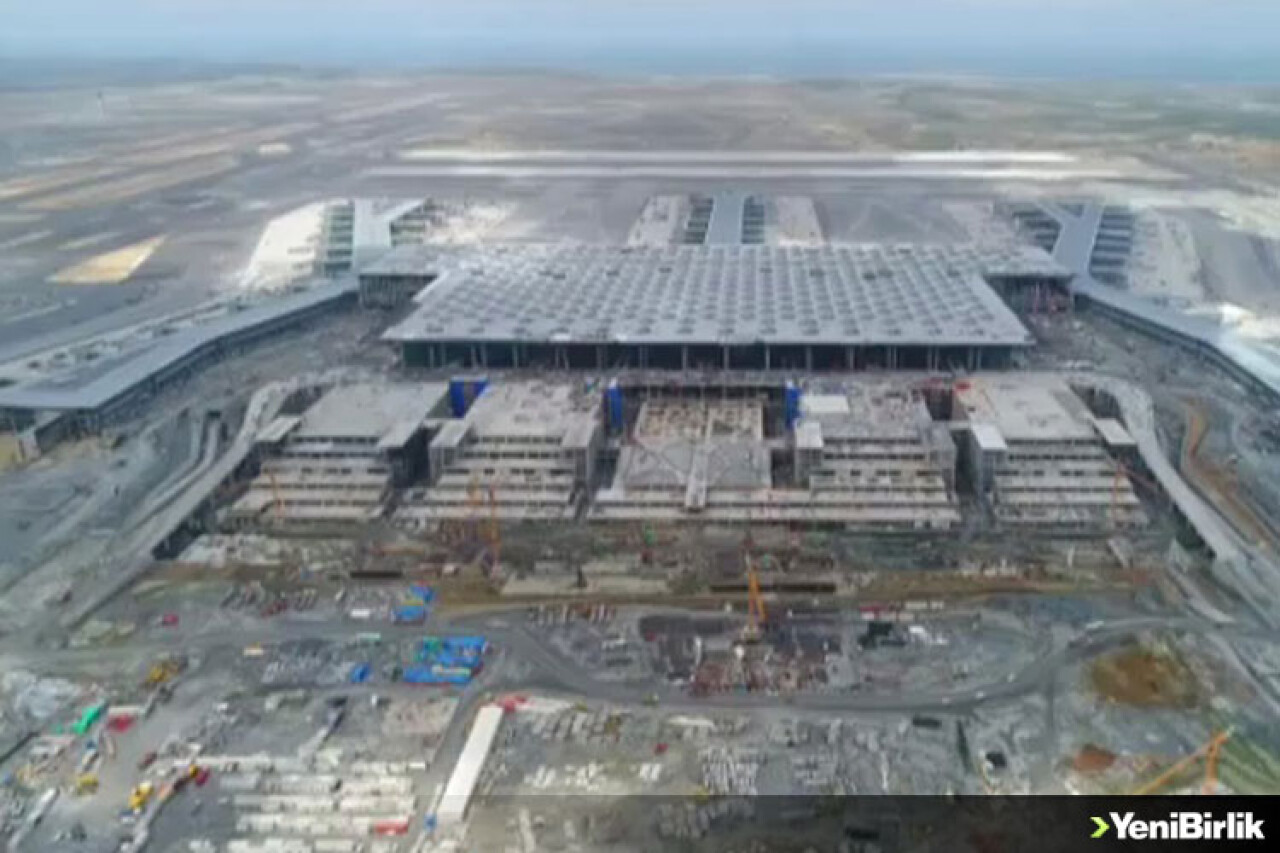 Yüzde 90'ı Tamamlanan 3.Havalimanı'nın Son Hali Görüntülendi
