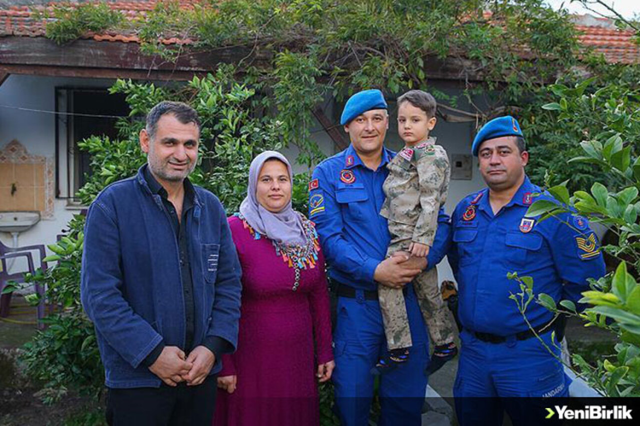 'Jandarma Oğlumu 'Rüzgar' Gibi Hastaneye Yetiştirdi'