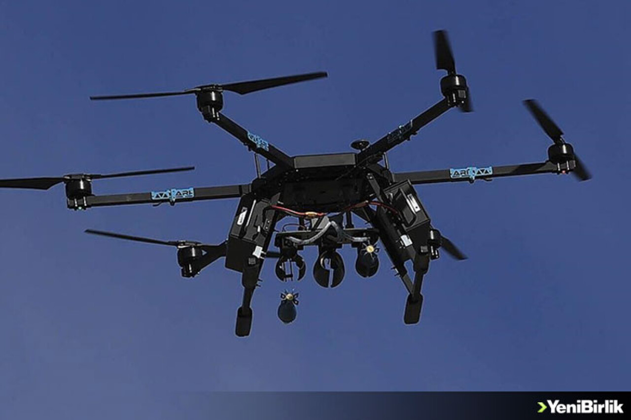 Kara birliklerinin silahı havan, dronla havalandı