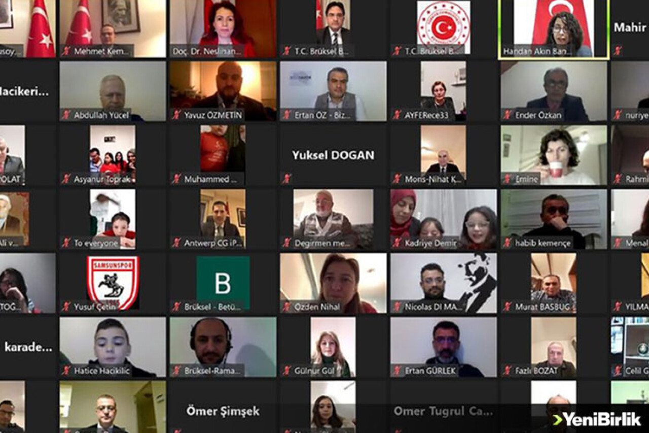 Türkçe dersi alan Belçikalılar İstiklal Marşı'nı okudu