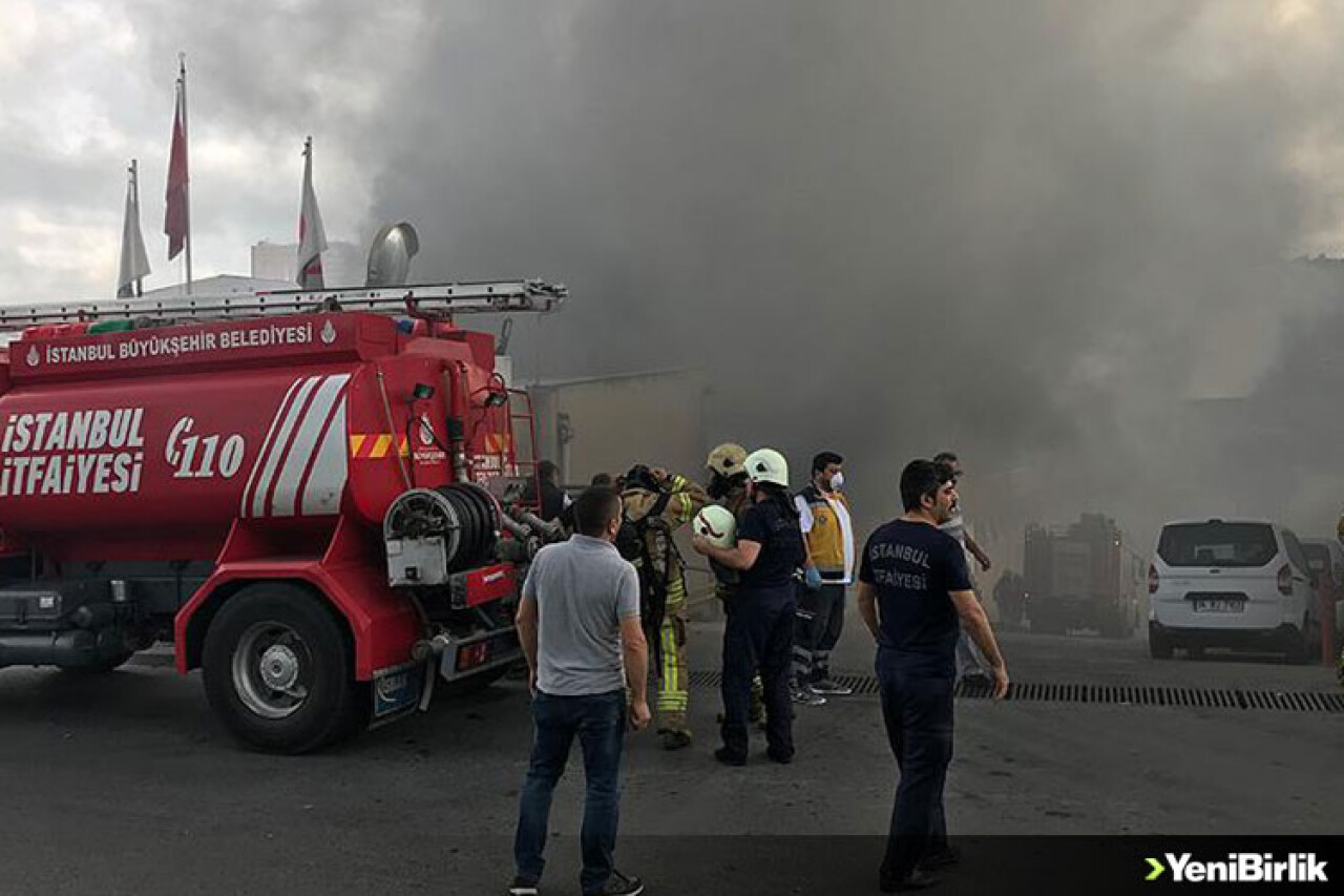 Tekstil Fabrikasında Korkutan Yangın