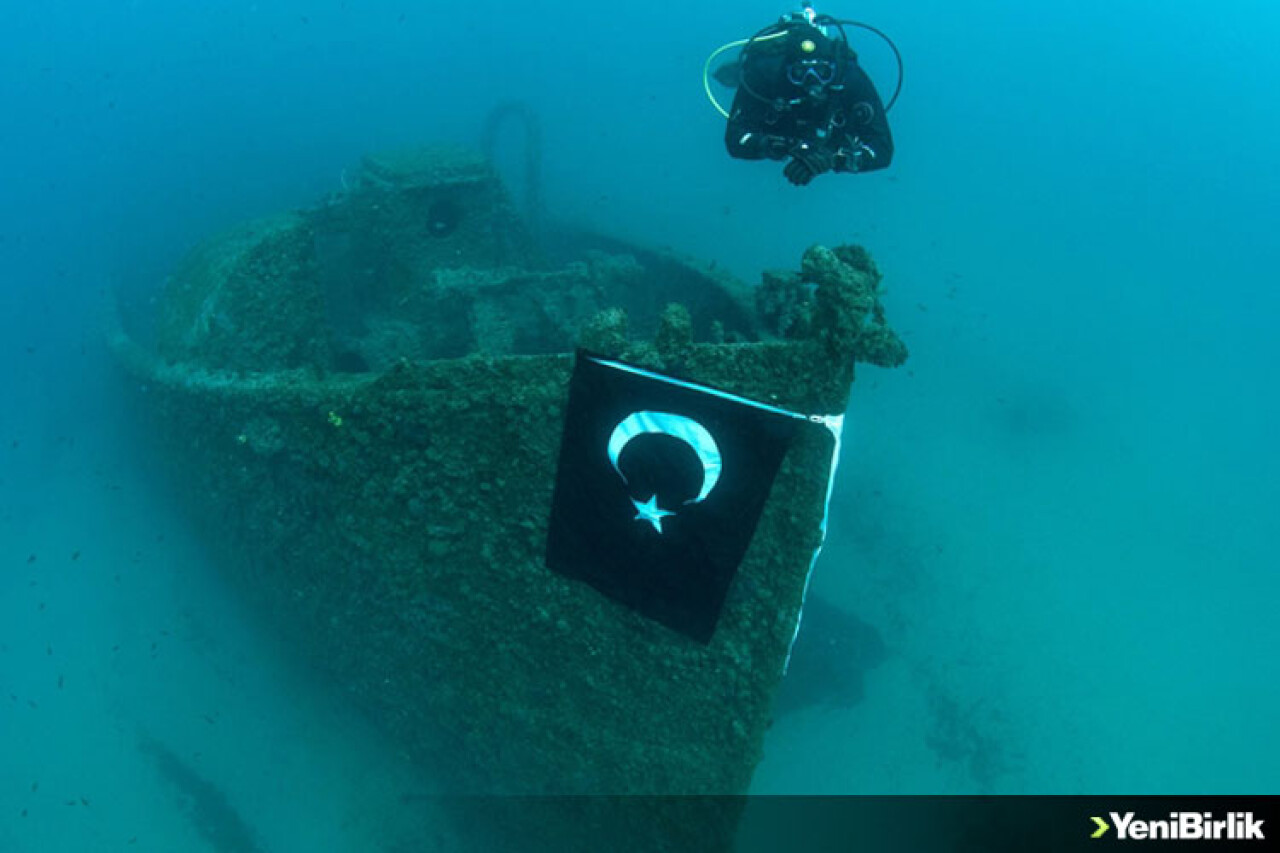 Çanakkale batıklarına dalanlar 107 yıl önceki savaşın izlerini yakından görüyor