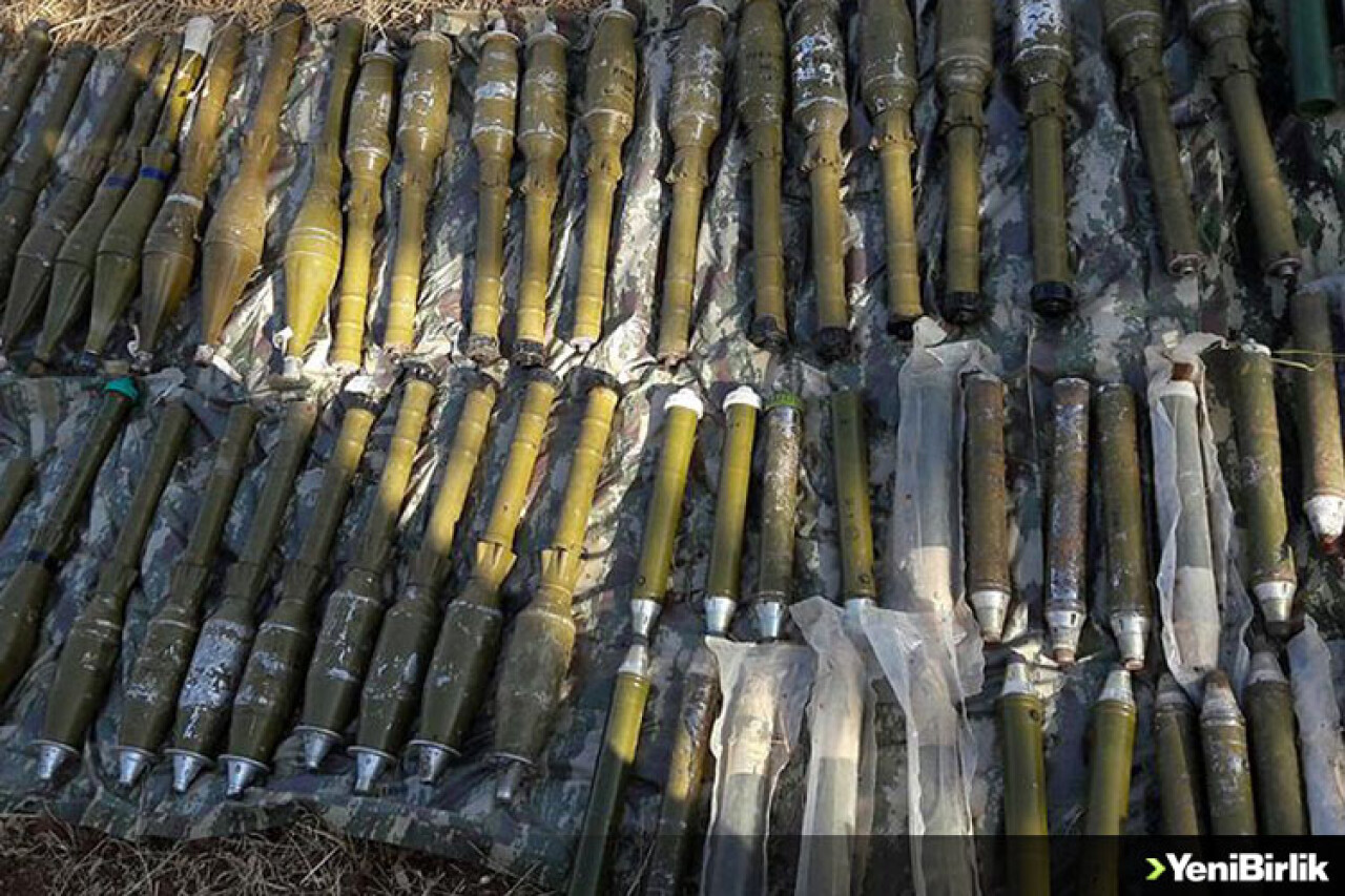 Diyarbakır'da 105 roketatar mühimmatı ele geçirildi