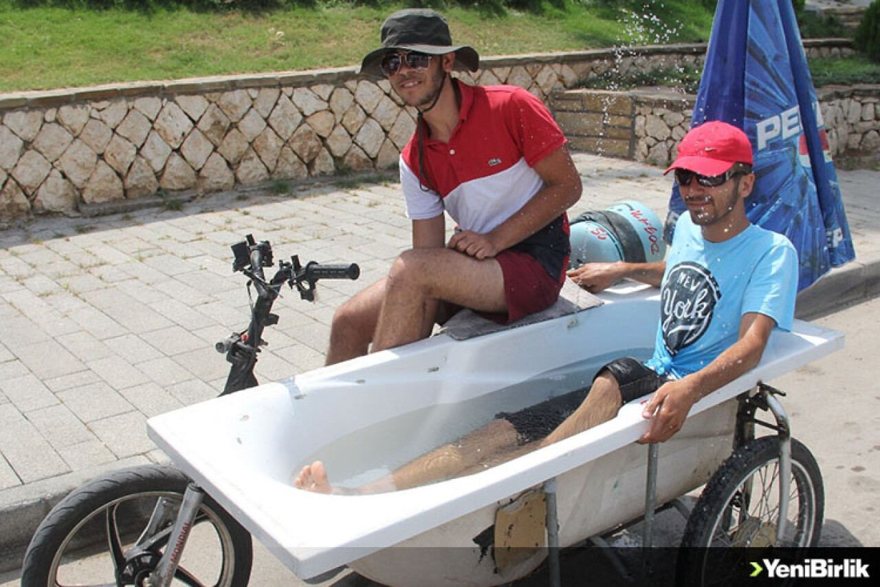 Aşırı Sıcaklara Adanalı Çözümü: 'Motoküvet'