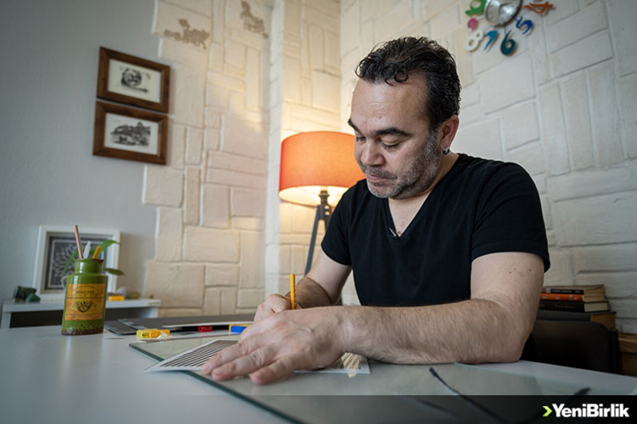 Kağıt oyma sanatçısı Sinan Kanmaz, alanında ustalar yetiştirmeyi amaçlıyor