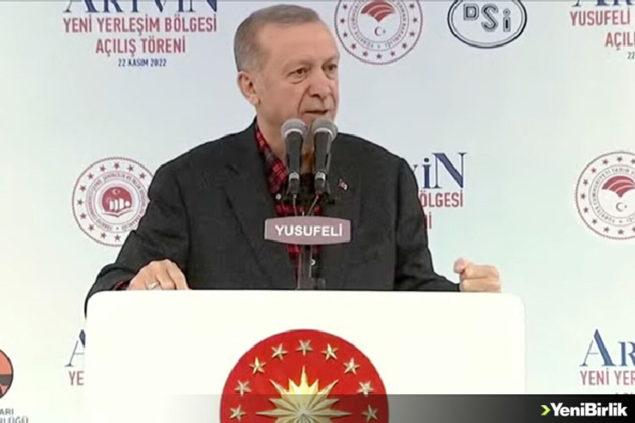 "Yusufeli Barajının üretim kapasitesi 2,5 milyon konutun enerji ihtiyacını karşılayacak düzeyde"