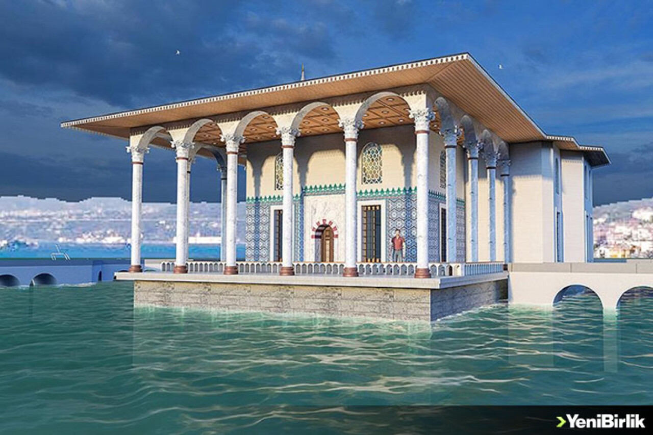 Denizin ortasında inşa edilen tek Osmanlı yapısı yeniden doğuyor